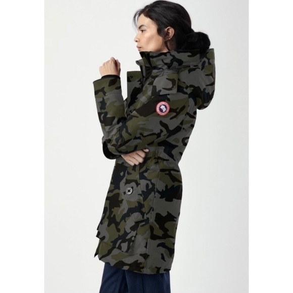NWT Authentic Canada Goose Gabriola Camouflage Parka Overcoat w/ Back St… - Picture 3 of 6